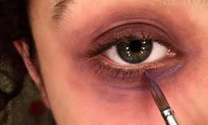 Как сделать естественные синяки под глазами